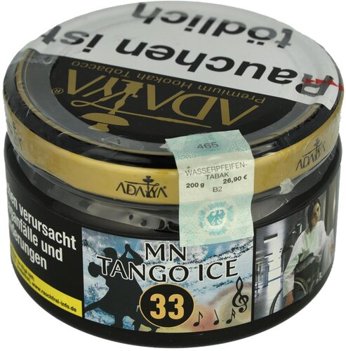 Adalya Mn Tango Ice 33 Wasserpfeifentabak 200g