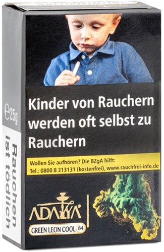 Adalya Tabak Green Leon Cool 25g Shisha Tabak Adalya Tabak Green Leon Cool 25g Shisha Tabak