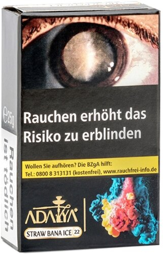 Adalya Tabak Straw Bana Ice 25g Shisha Tabak