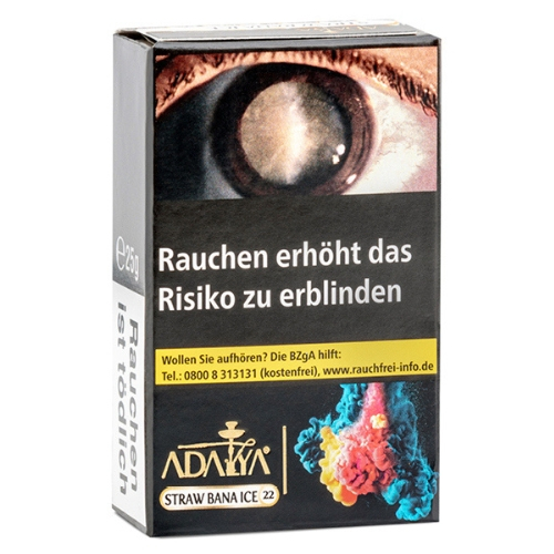 Adalya Tabak Straw Bana Ice 25g Shisha Tabak Adalya Tabak Straw Bana Ice 25g Shisha Tabak