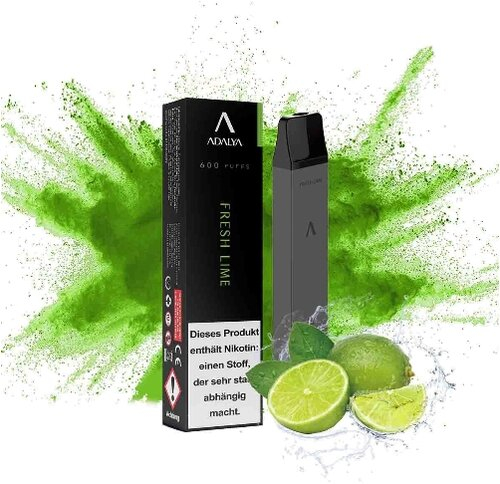 Adalya Vape Fresh Lime Einweg E-Shisha 12 mg Adalya Vape Fresh Lime Einweg E-Shisha 12 mg