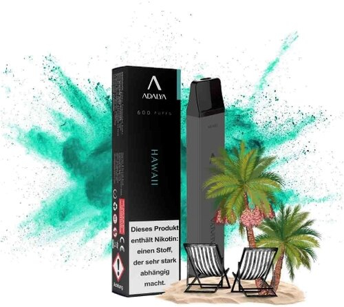 Adalya Vape Hawaii Einweg E-Shisha 12 mg Adalya Vape Hawaii Einweg E-Shisha 12 mg