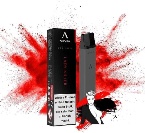 Adalya Vape Lady Killer Einweg E-Shisha 12 mg Adalya Vape Lady Killer Einweg E-Shisha 12 mg