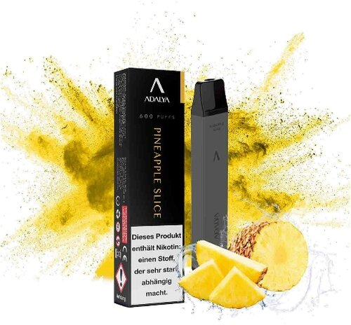 Adalya Vape Pineapple Slice Einweg E-Shisha 12 mg Adalya Vape Pineapple Slice Einweg E-Shisha 12 mg