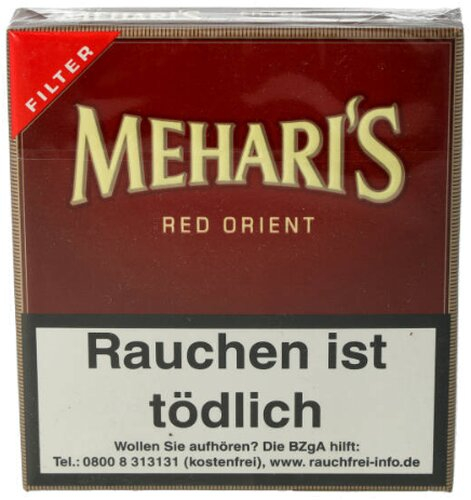 Agio Meharis Zigarillos Filter Red Orient