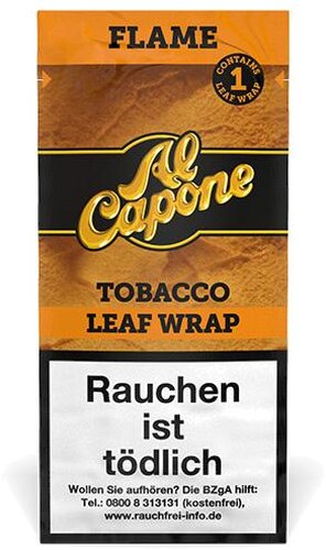 Al Capone Tobacco Leaf Wrap Flame 1 Stück