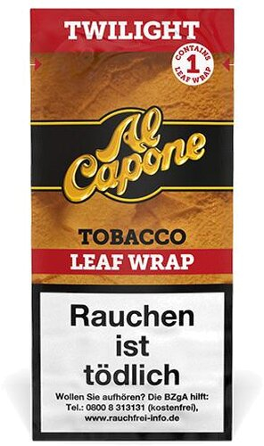 Al Capone Tobacco Leaf Wrap Twilight 1 Stück
