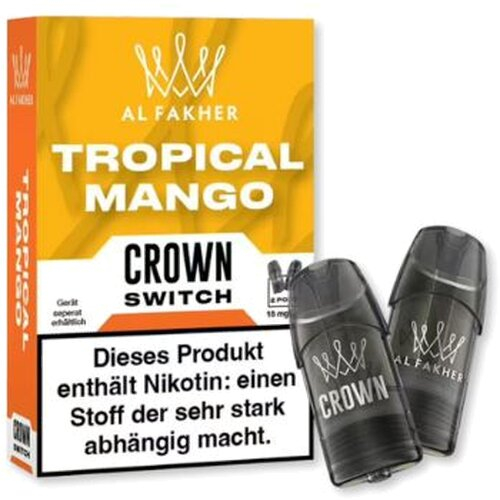 Al Fakher Crown Switch Pods Tropical Mango 2x2ml 18mg