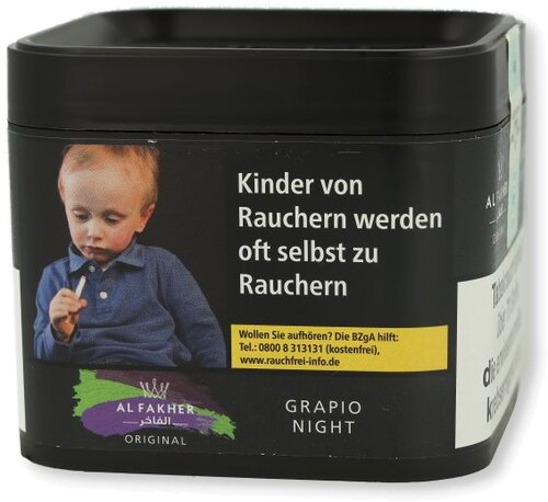 Al Fakher Shisha Tabak Grapio Night 200g