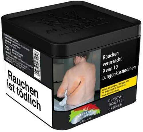Al Fakher ShishaTabak Crystal Double Crunch 200g
