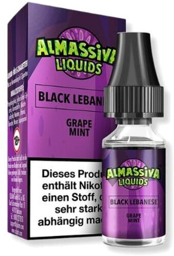 Al Massiva Black Lebanese Nikotinsalzliquid 10ml 17mg/ml Al Massiva Black Lebanese Nikotinsalzliquid 10ml 17mg/ml