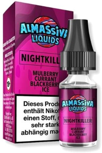 Al Massiva Nightkiller Nikotinsalzliquid 10ml 17mg/ml Al Massiva Nightkiller Nikotinsalzliquid 10ml 17mg/ml