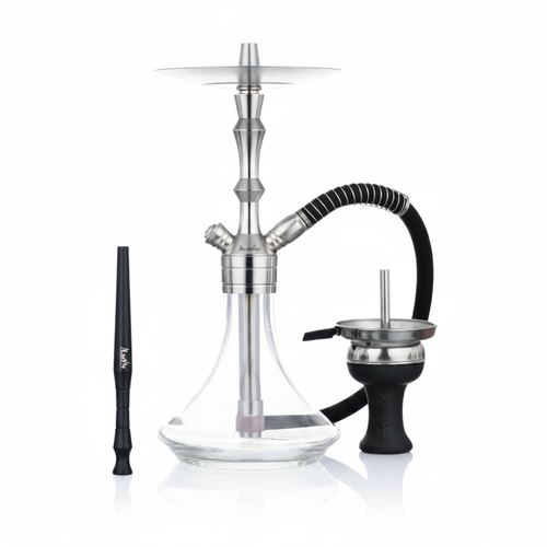 Aladin Wasserpfeife MVP360 Shiny Clear 36cm hoch 1 Anschluss