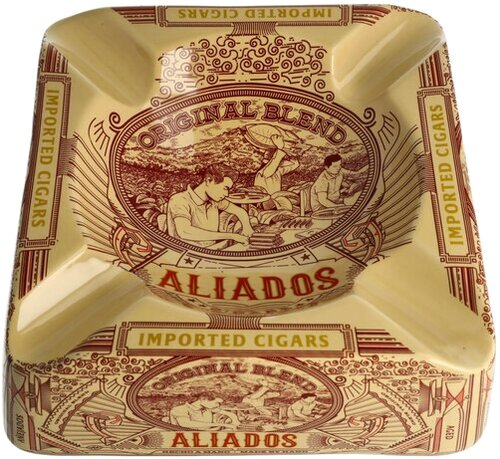 Aliados Porzellan Aschenbecher für Zigarren Braun Aliados Porzellan Aschenbecher für Zigarren Braun