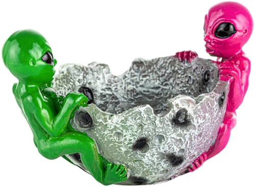 Aliens Meteorschale Keramik Aschenbecher Gesamtbr. 13cm, H 8cm