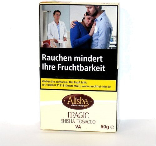 Alisha Magic Vanille 50g Wasserpfeifentabak Alisha Magic Vanille 50g Wasserpfeifentabak