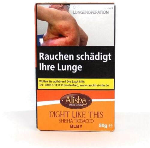 Alisha Blackberry (Night like this) 50g Packung Shisha Tabak Alisha Blackberry (Night like this) 50g Packung Shisha Tabak