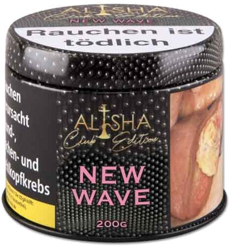 Alisha Shisha Tabak Club Edition New Wave (Pfirsich & Zitrusfrüchte) 200g
