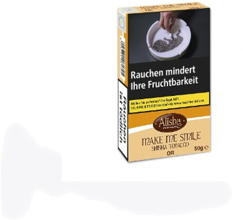 Alisha Wasserpfeifentabak Make me Smile (Orange) 50g Alisha Wasserpfeifentabak Make me Smile (Orange) 50g