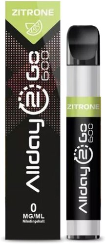 Allday 2 Go Einweg E-Zigarette Zitrone Aroma 0mg Allday 2 Go Einweg E-Zigarette Zitrone Aroma 0mg