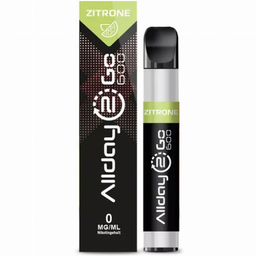 Allday 2 Go Einweg E-Zigarette Zitrone Aroma 0mg Allday 2 Go Einweg E-Zigarette Zitrone Aroma 0mg