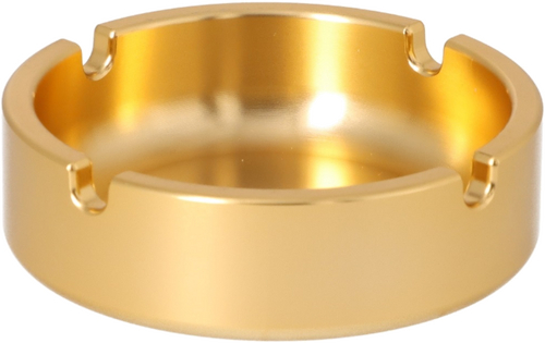 Aluminium Aschenbecher Gold Ø 10cm, H. 3cm