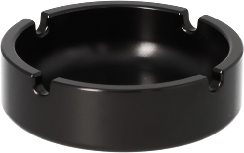 Aluminium Aschenbecher Schwarz Ø 10cm, H. 3cm