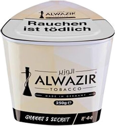 Alwazir Grannys Secret No 44 250g Dose Shisha Tabak Alwazir Grannys Secret No 44 250g Dose Shisha Tabak