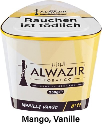 Alwazir Manilla Vango 250g Dose Shisha Tabak Alwazir Manilla Vango 250g Dose Shisha Tabak