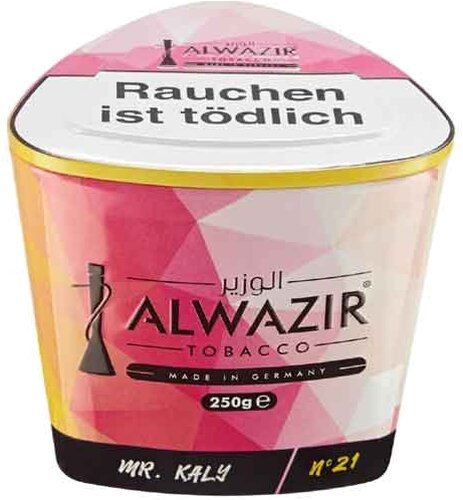 Alwazir Mr. Kaly No.21 Shisha Tabak 250g Alwazir Mr. Kaly No.21 Shisha Tabak 250g