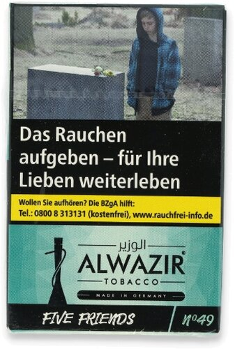 Alwazir Shisha Tabak Five Friends No.49 20g Alwazir Shisha Tabak Five Friends No.49 20g