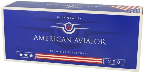 American Aviator Zigarettenhülsen King Size 200 Stück