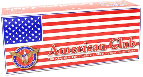 American Club 200 Stück King Size Filterhülsen