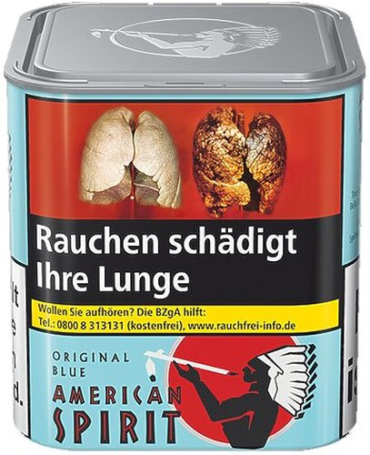 American Spirit Tabak Original Blue 80g Dose Feinschnitt American Spirit Tabak Original Blue 80g Dose Feinschnitt