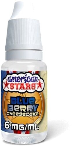 American Stars Blueberry Cheesecake Liquid 6 mg American Stars Blueberry Cheesecake Liquid 6 mg
