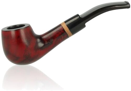 Angelo Pfeife Mini Nr.3 Rot-Schwarz Angelo Pfeife Mini Nr.3 Rot-Schwarz