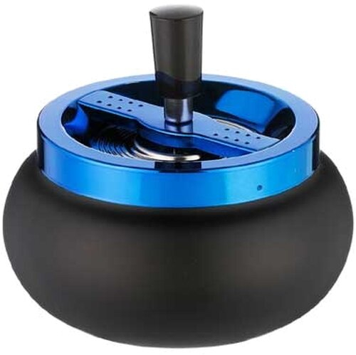 Angelo Schleuderascher schwarz / blau-metallic 13 cm