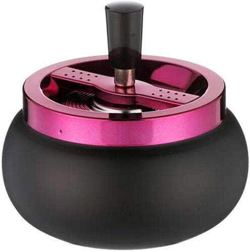 Angelo Schleuderascher schwarz / brombeere-metallic 13 cm  Angelo Schleuderascher schwarz / brombeere-metallic 13 cm