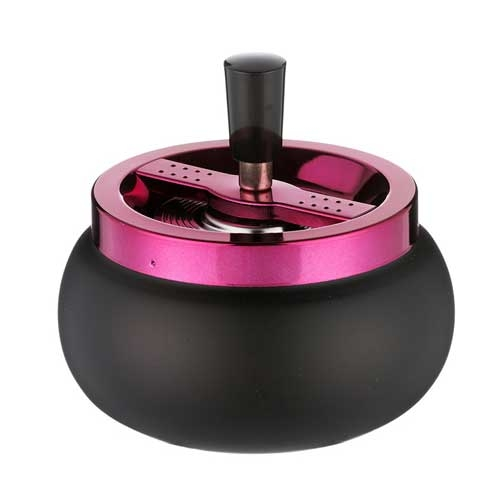 Angelo Schleuderascher schwarz / brombeere-metallic 13 cm Angelo Schleuderascher schwarz / brombeere-metallic 13 cm