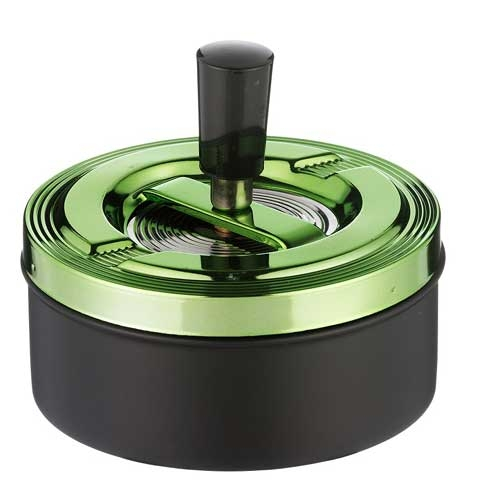 Angelo Schleuderascher schwarz / grün-metallic 11cm