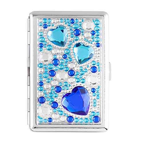 Angelo Zigaretten Etui Herz 100er Blau Angelo Zigaretten Etui Herz 100er Blau