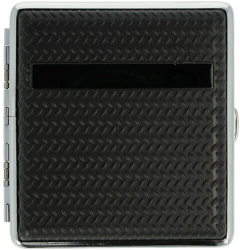 Angelo Zigaretten Etui Riffelblech Schwarz Angelo Zigaretten Etui Riffelblech Schwarz