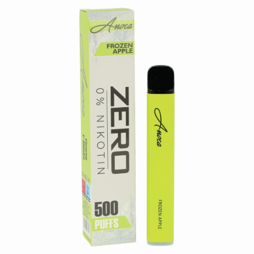 Anoca 500 Einweg E-Shisha Frozen Apple Zero ohne Nikotin Anoca 500 Einweg E-Shisha Frozen Apple Zero ohne Nikotin