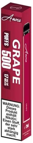 Anoca 500 Einweg E-Shisha Grape 17 mg Nikotin
