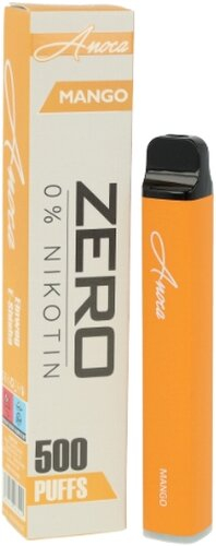 Anoca 500 Einweg E-Shisha Mango Zero ohne Nikotin