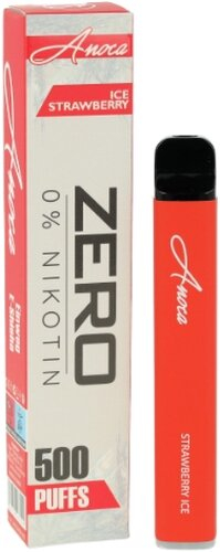 Anoca 500 Einweg E-Shisha Strawberry Ice Zero ohne Nikotin