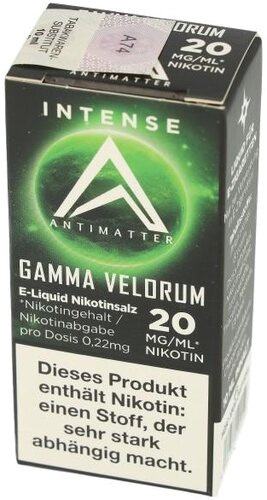 Antimatter Intense Nikotinsalzliquid Gamma Velorum 10ml 20mg Antimatter Intense Nikotinsalzliquid Gamma Velorum 10ml 20mg