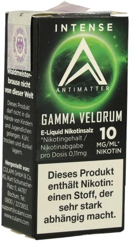 Antimatter Intense Nikotinsalzliquid Gamma Velorum 10ml 10mg Antimatter Intense Nikotinsalzliquid Gamma Velorum 10ml 10mg