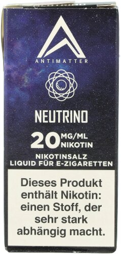 Antimatter Neutrino Liquid 20mg 10ml Antimatter Neutrino Liquid 20mg 10ml