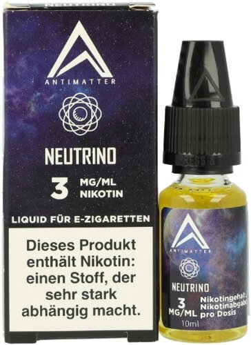 Antimatter Neutrino Liquid 10ml 3mg Antimatter Neutrino Liquid 10ml 3mg